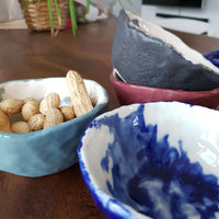 Handmade Ceramic Bowl - Snack, Trinket & Jewellery Plate