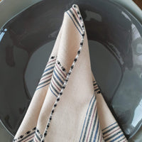 Cotton Handwoven Napkin Sand & Stripes - Set of 2
