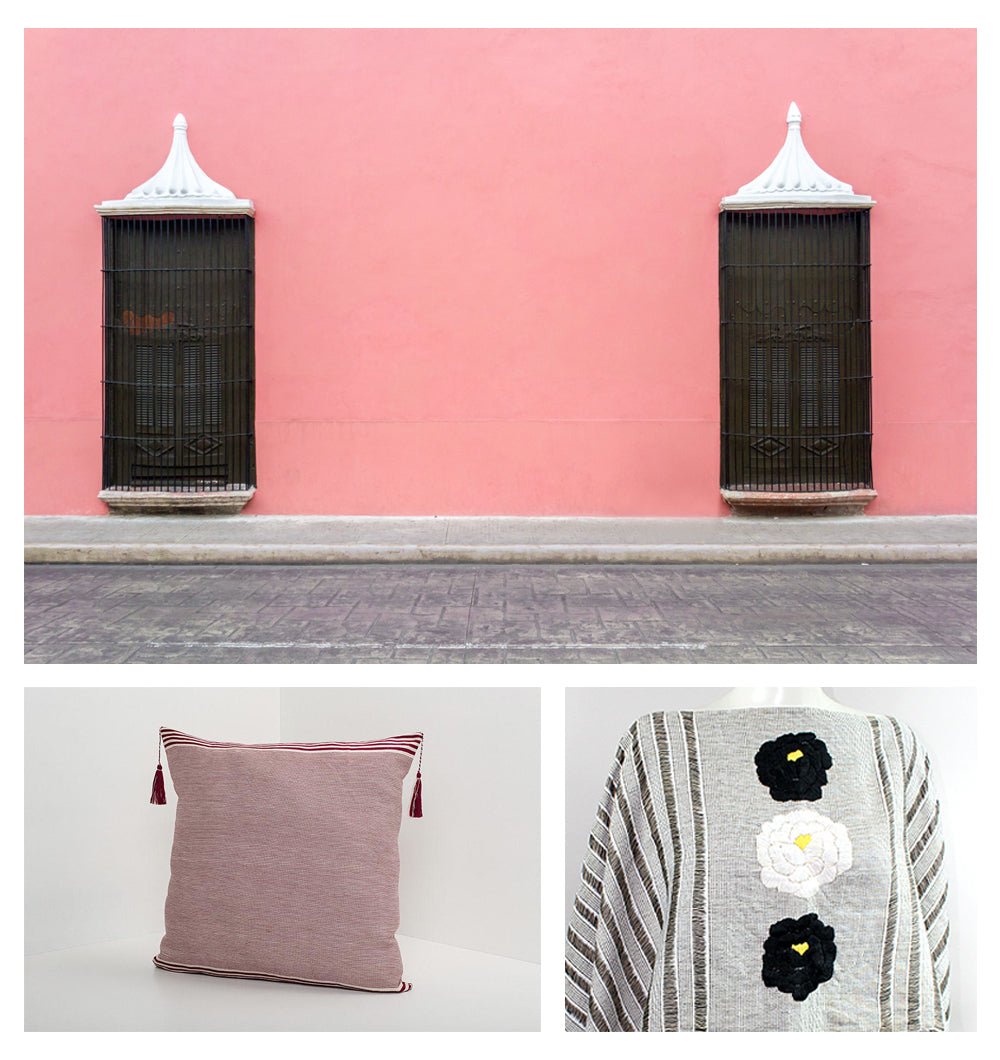 Feminine style collection, flowers, pastel colors, and details.