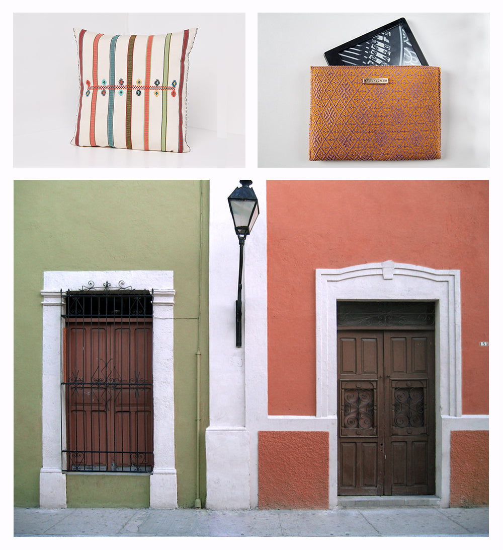 Playful style collection, bold colors and textures