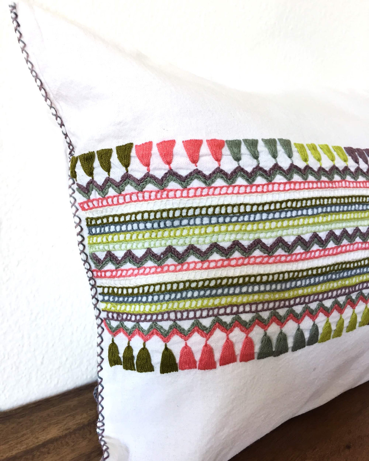 Eustaquia Luna Throw Pillow detail view of brocades