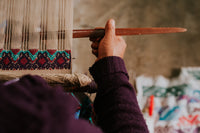 Folklor backstrap weaving handmade process