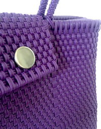 I-XU Unique Tote Bag purple detail view