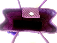 I-XU Unique Tote Bag purple top view