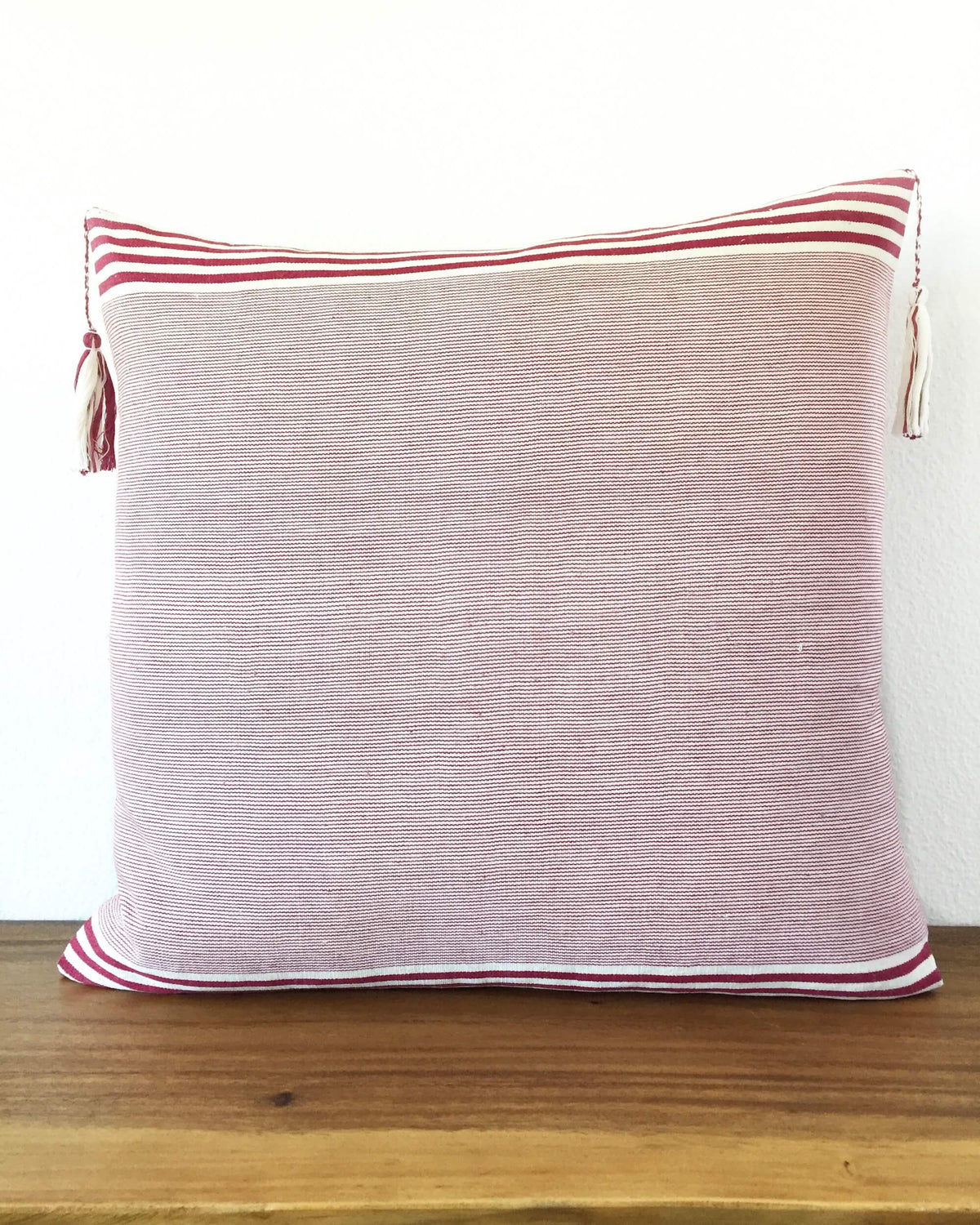 Lupita Vino Throw Pillow back  view