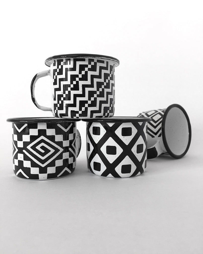 STRIPE ESPRESSO CUPS (SET OF 4) – Mason Maison