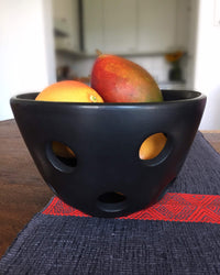 Ramona Fruit Bowl on table with fruits