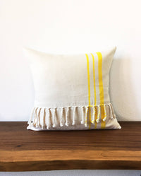 Taabal Cords Throw Pillow front view