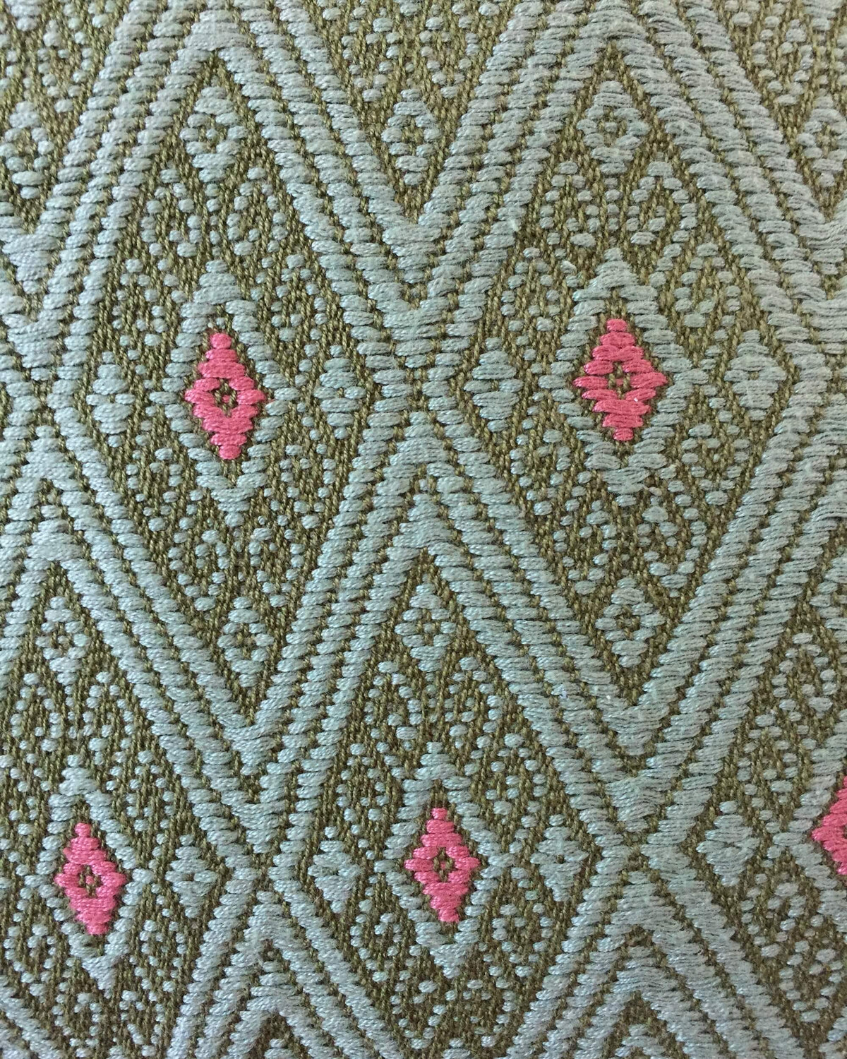 Taabal Green Throw Pillow detail view