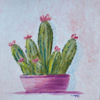 Cactus Oil Painting - ORIGINAL